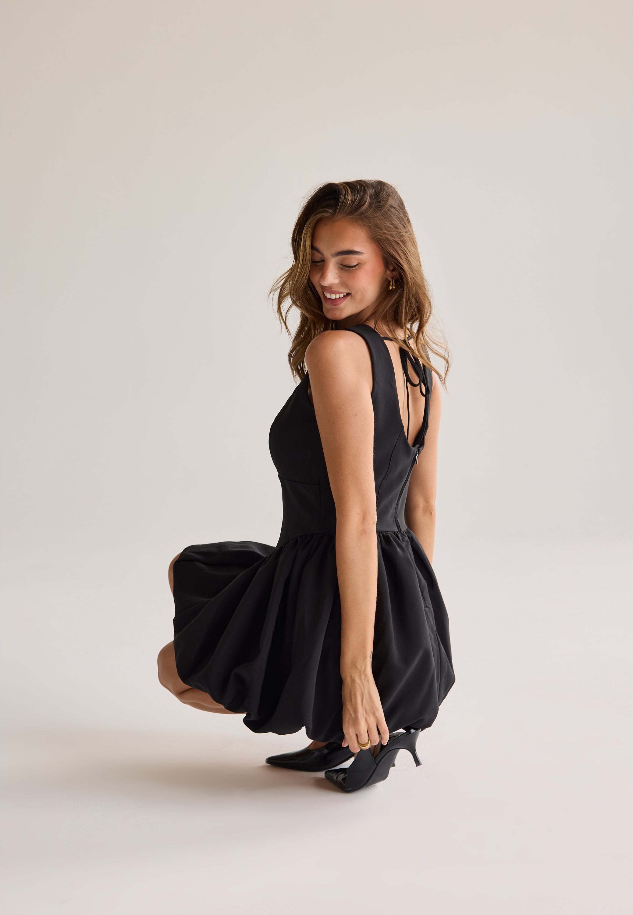 BUBBLEROOM ATELJÉ Remake Bubble-Hem Short Dress