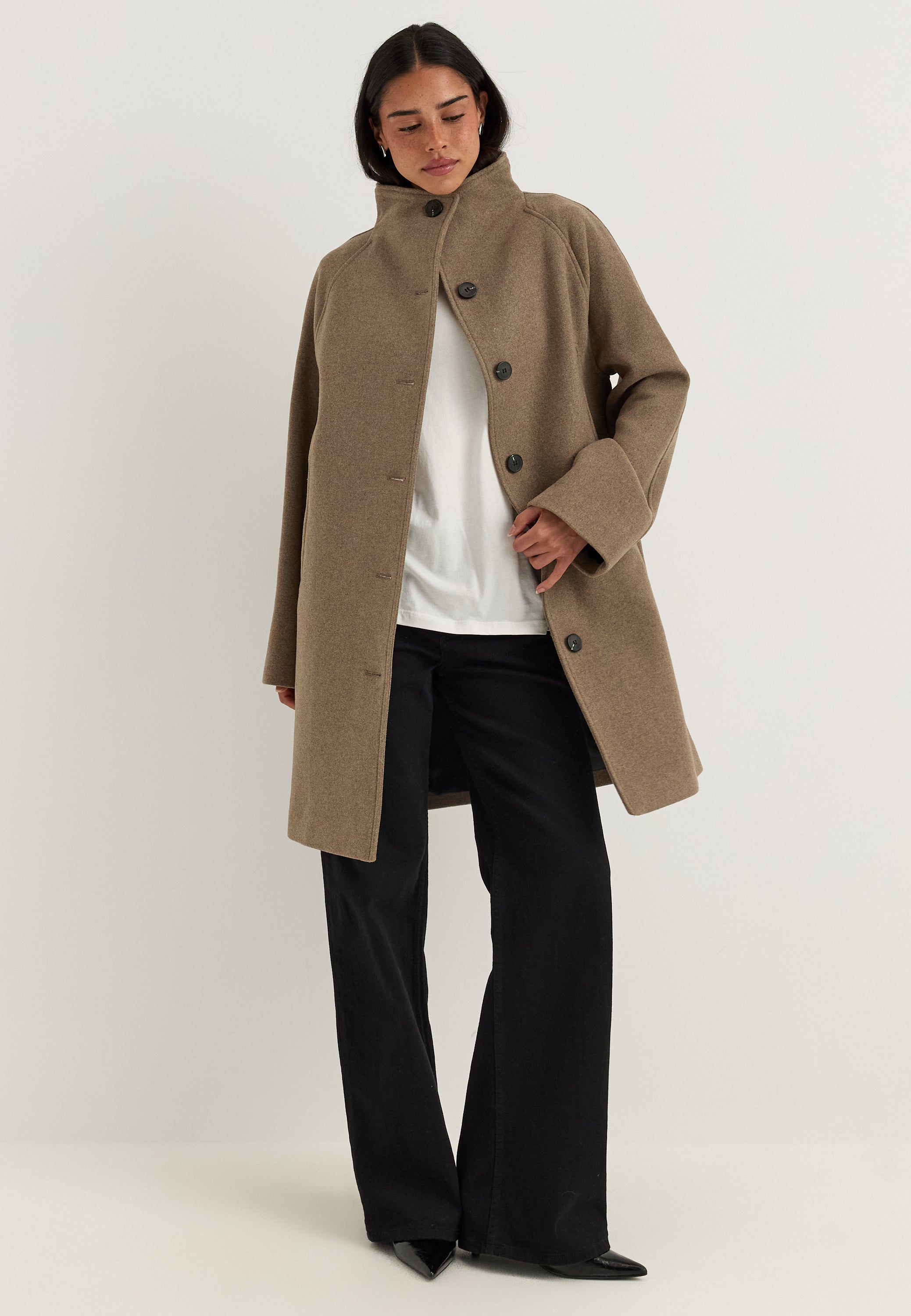 SELECTED Slwzia-vinni Wool Blend Coat