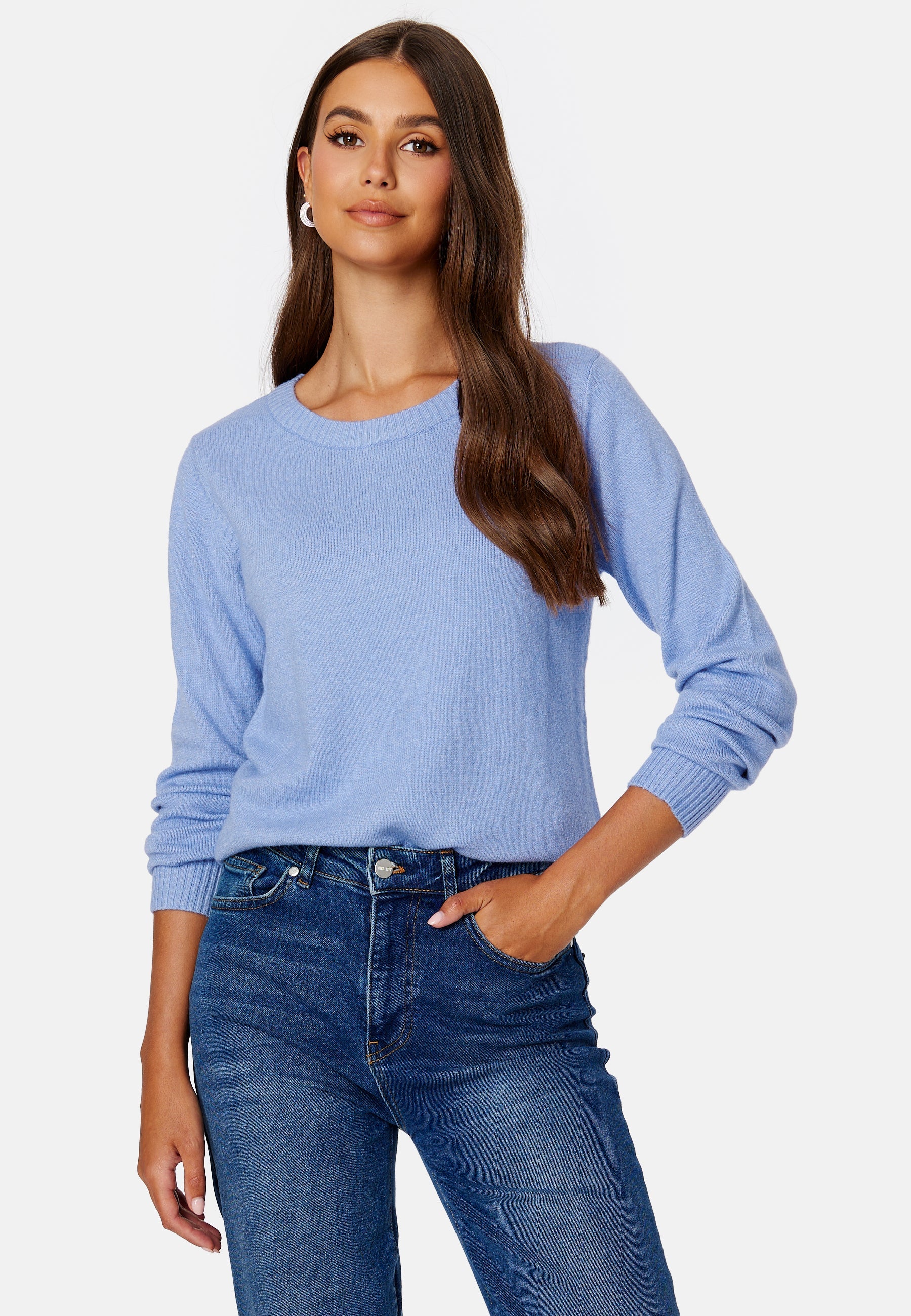 VILA Viril O-neck L/S Knit Top