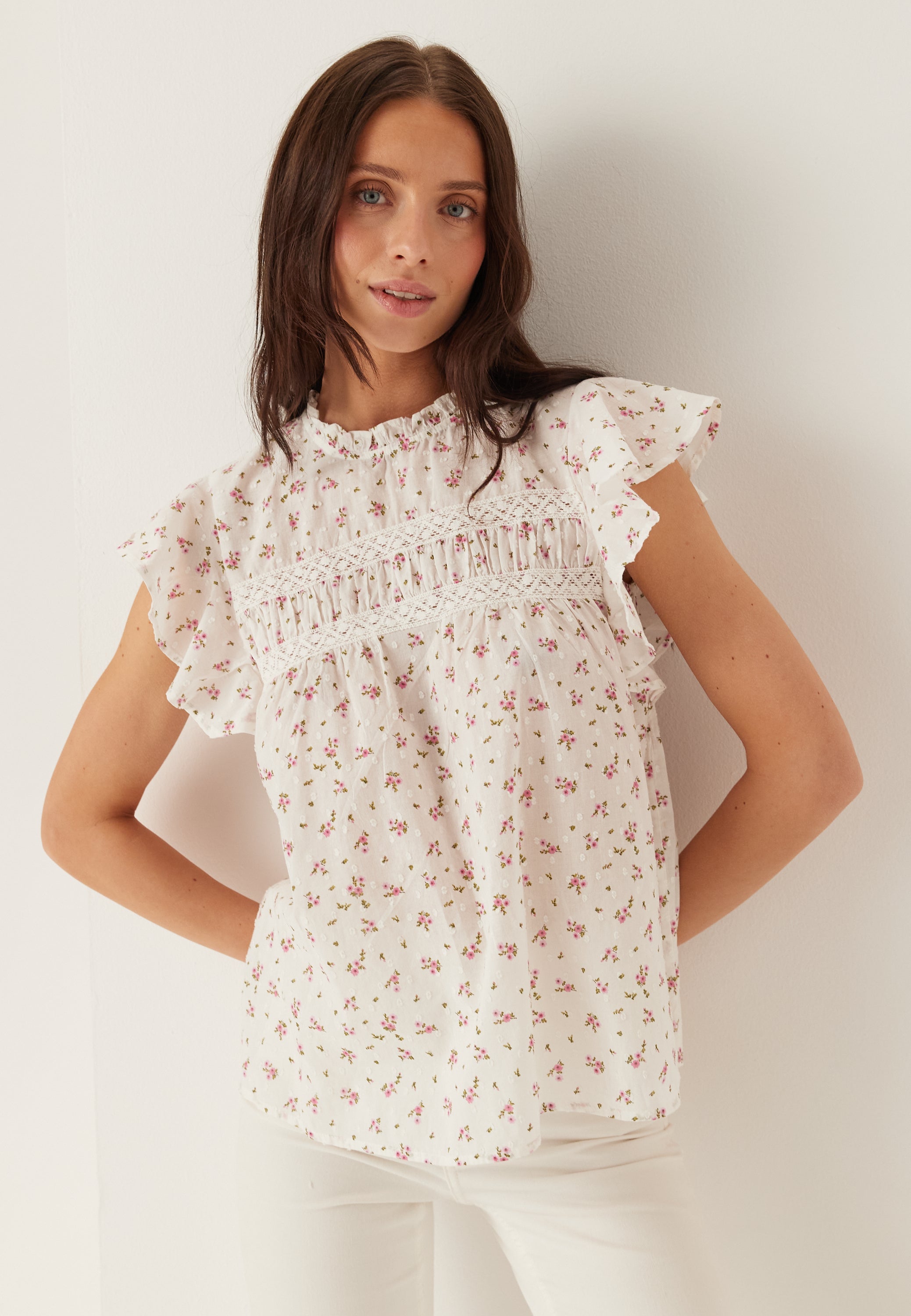 VERO MODA Vmtrine Sl Lace Top