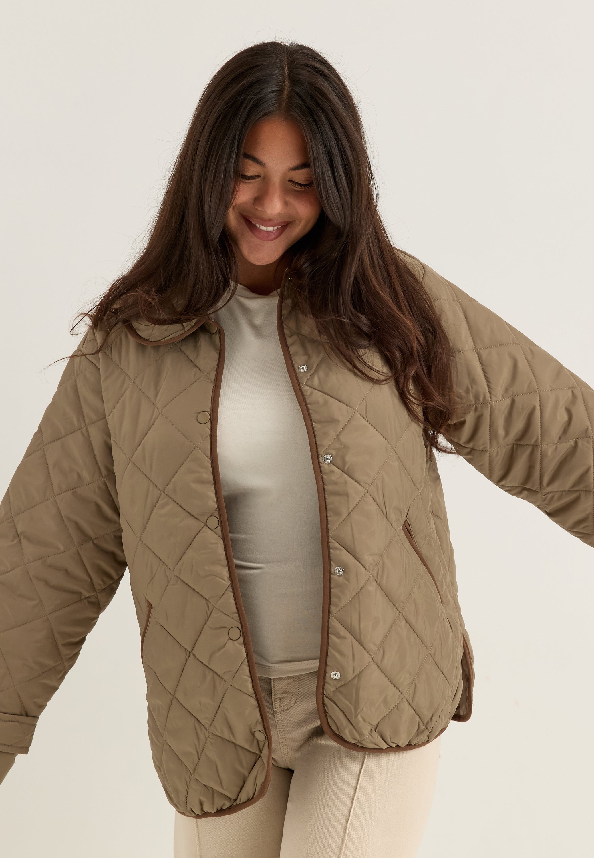 PIECES Pcemily Short Quilted Jacket