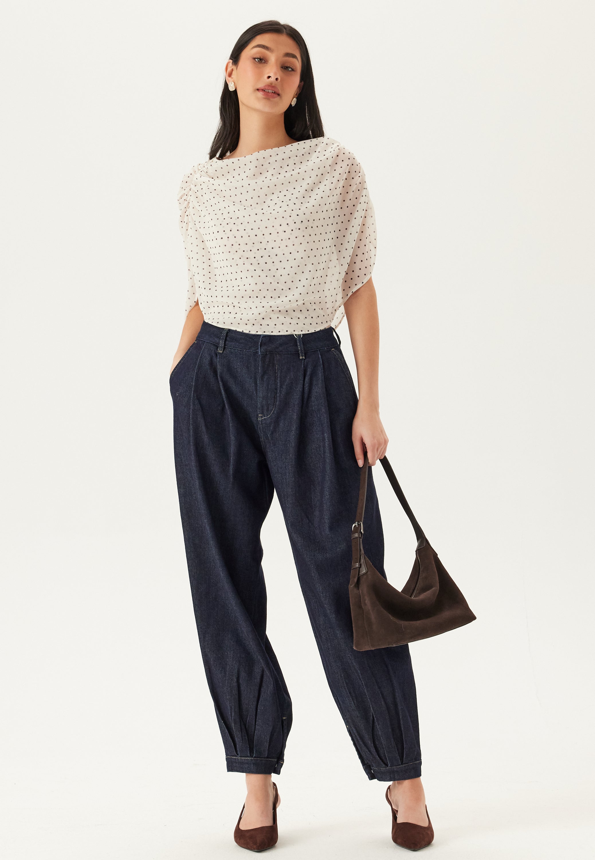 VILA Vicuba Denim Balloon Pants /LN