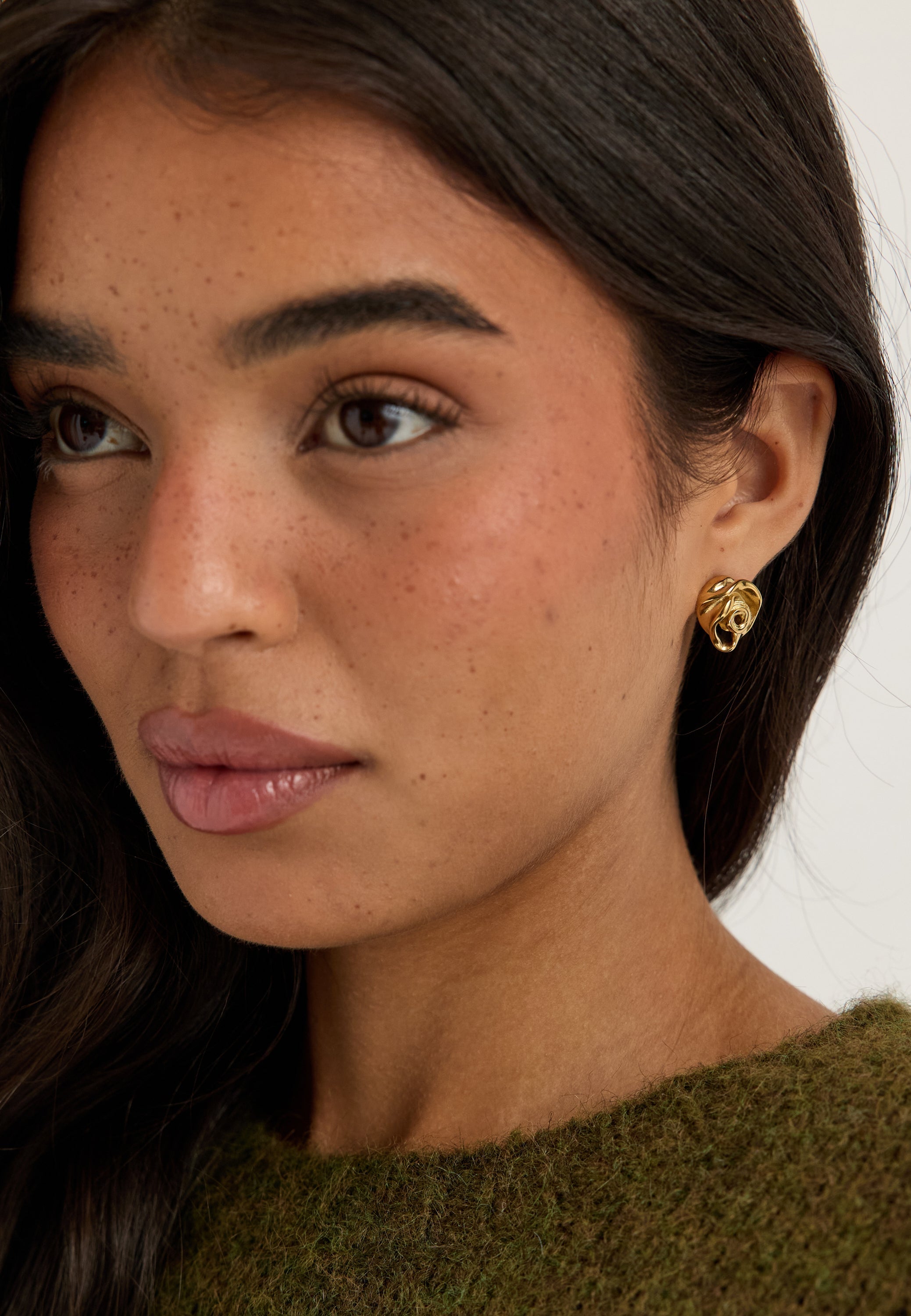 PILGRIM Inner Earrings Gold-plated