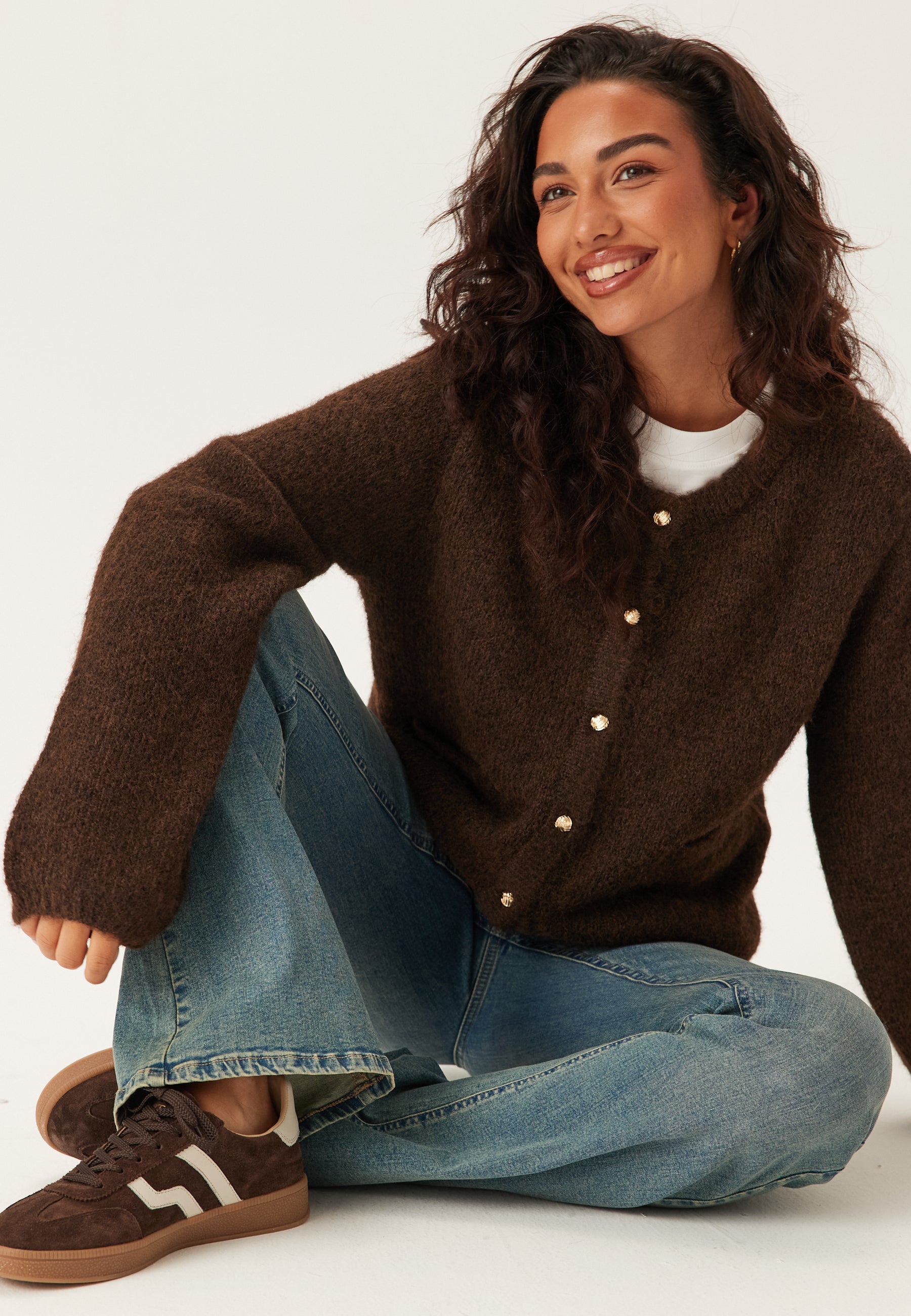 OBJECTCOLLECTORSITEM Objsaggia Re L/S KNIT CARDIGAN