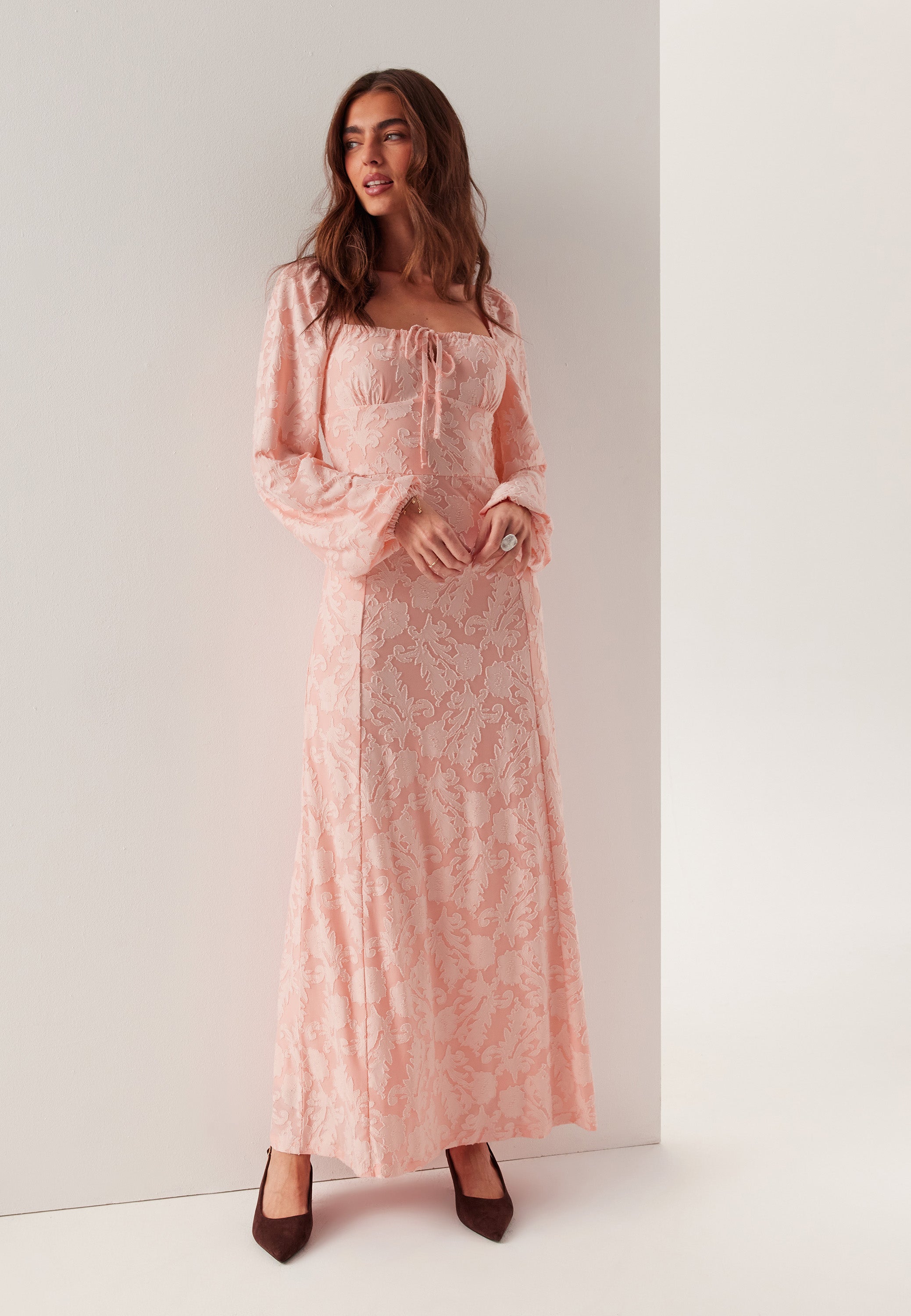 BUBBLEROOM Floral Structure Dress