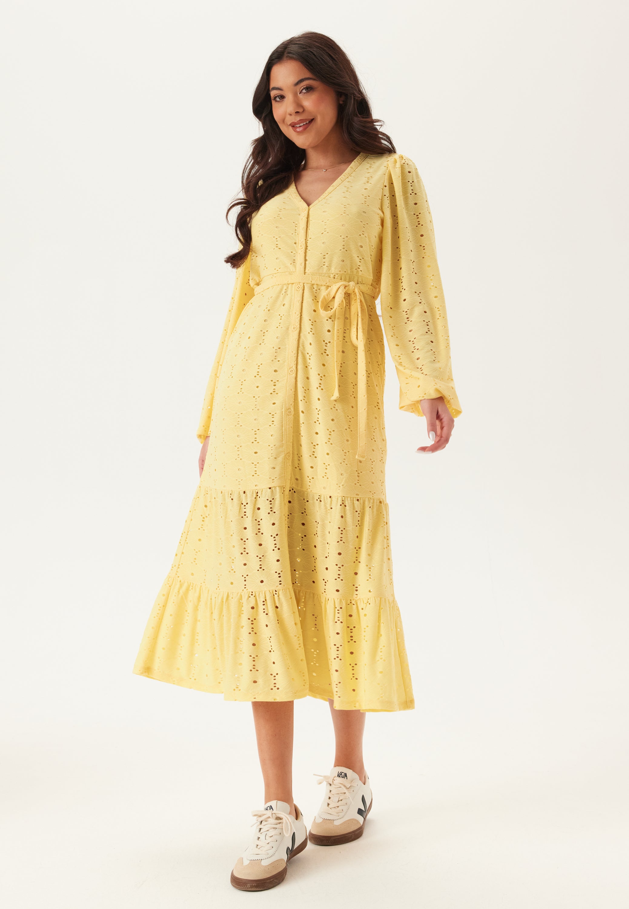 Happy Holly Soft Broderie Anglaise Dress