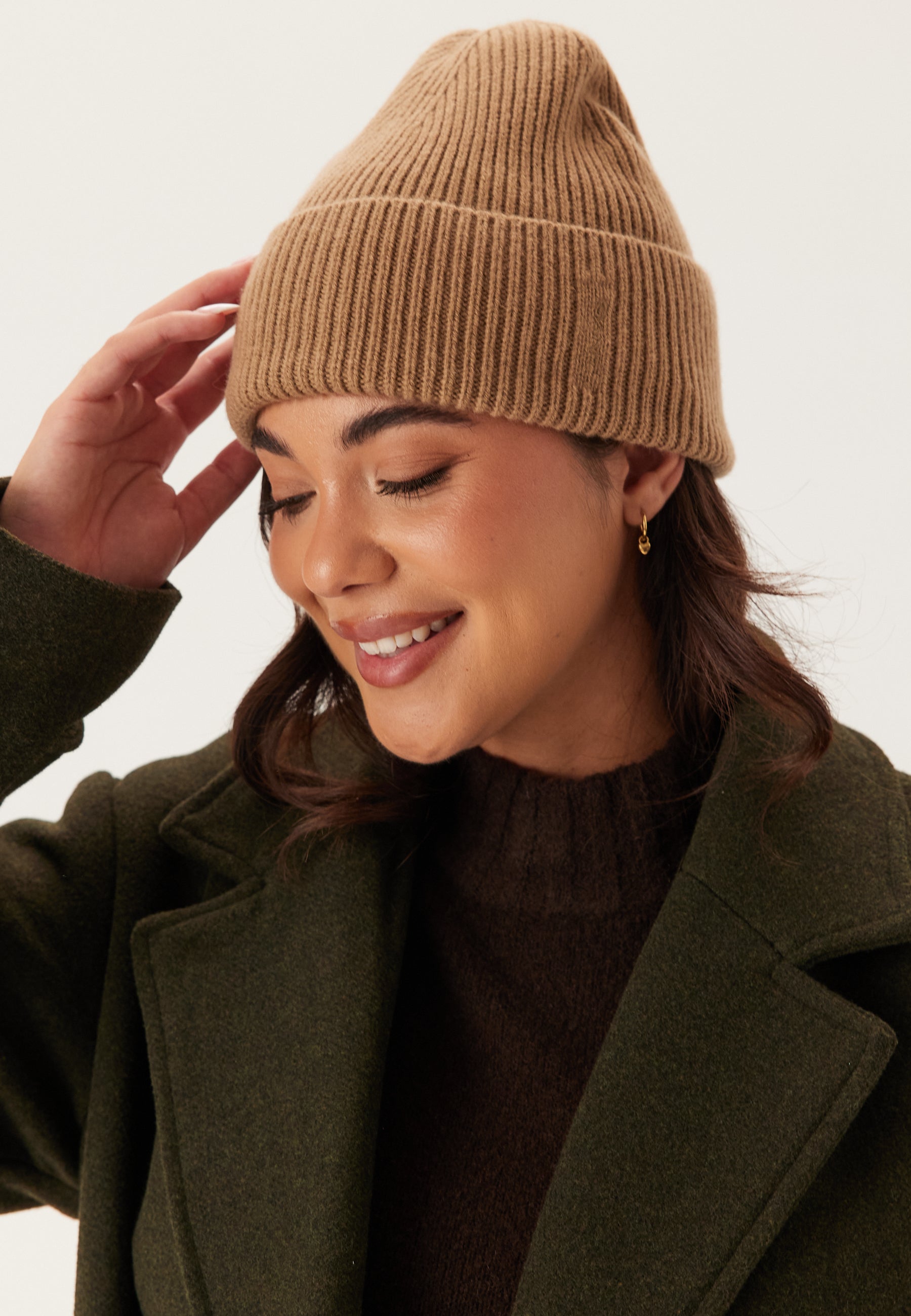 GANT Wool Ribbed Beanie