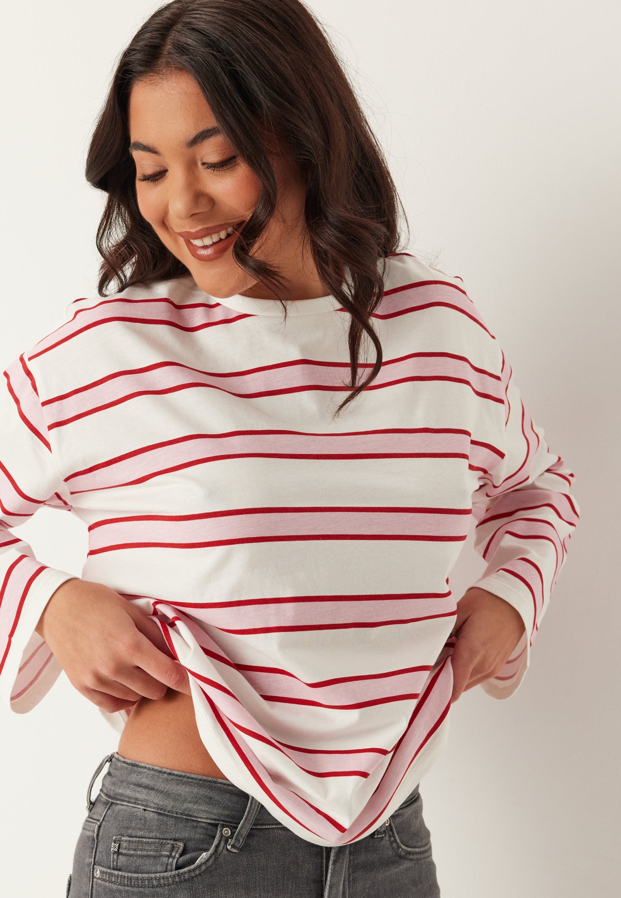 Pieces Pcmila Ls Loose Tee Jrs