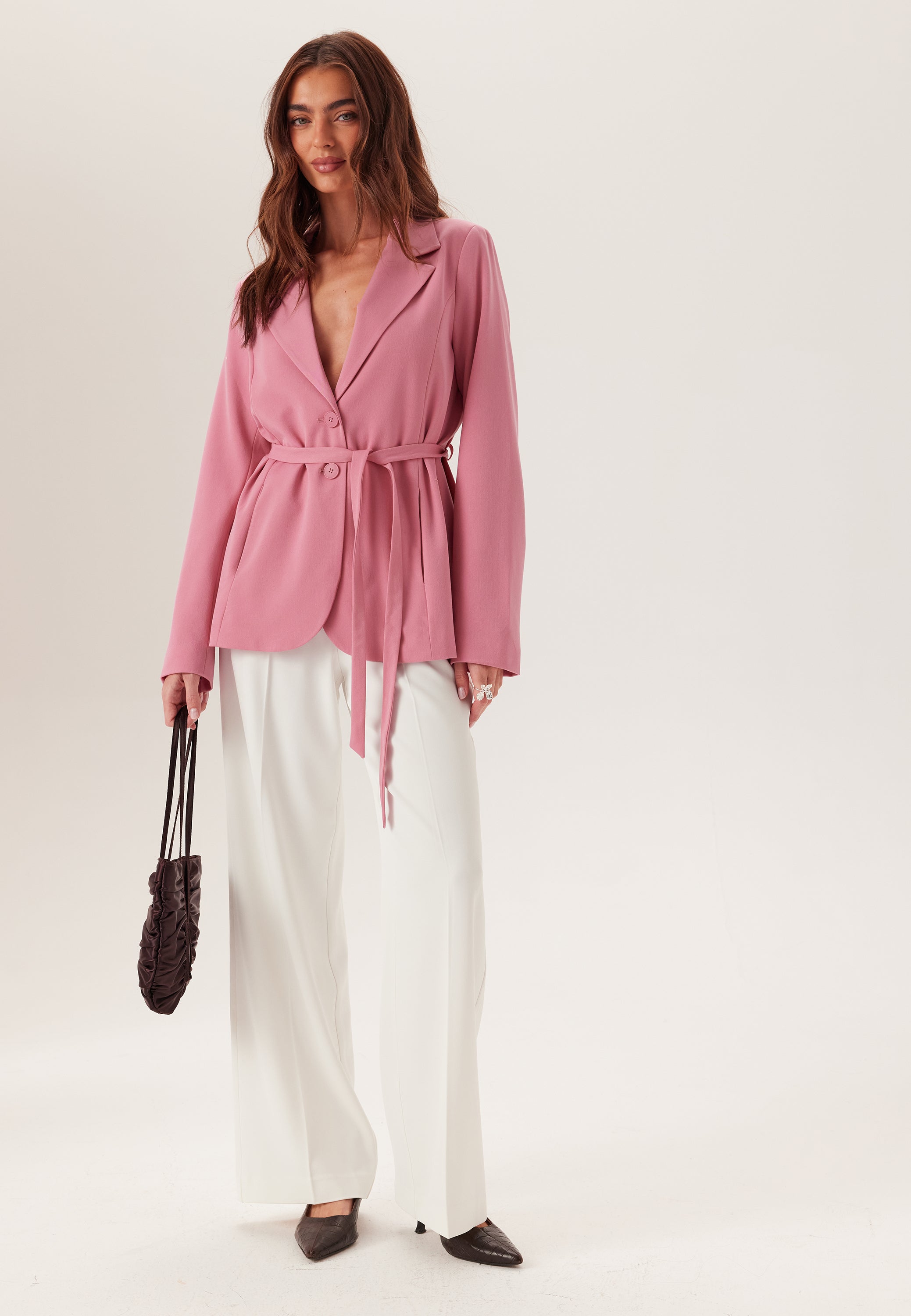 BUBBLEROOM Belt Detail Blazer