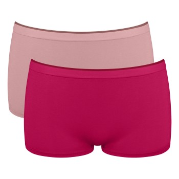 Sloggi Trusser 2P GO Sense Shorts Rosa modal XX-Large Dame