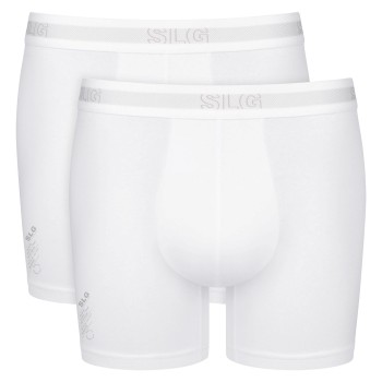 Sloggi 2P SLG Base Short Hvid bomuld Small Herre