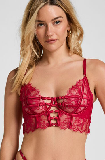 Hunkemöller Ikke-Polstret BH Med Bøjle Longline Bea Lyserød
