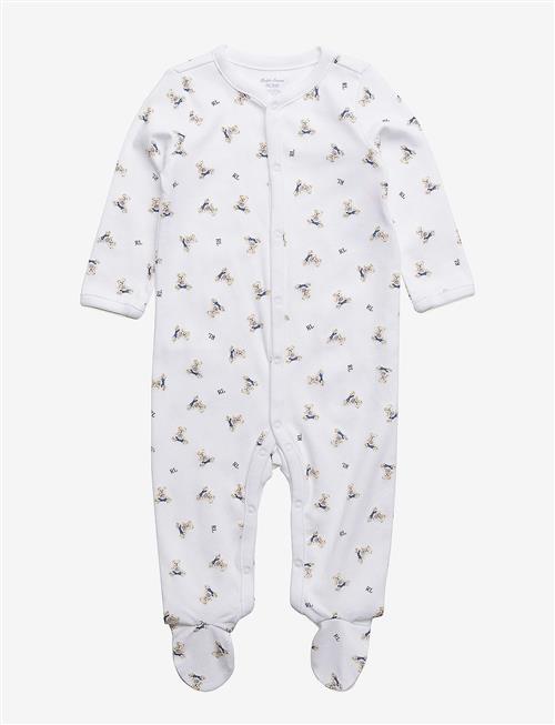 Ralph Lauren Baby | Polo Bear Cotton Coverall | 53-60