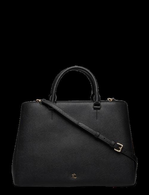 Lauren Ralph Lauren | Crosshatch Leather Large Hanna Satchel | ONE SIZE