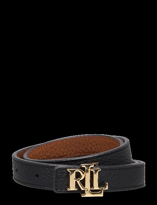 Lauren Ralph Lauren | Logo Reversible Leather Skinny Belt | XS