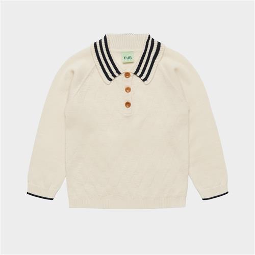 FUB Harlekin Polo Ecru Ecru 140 cm  Creme  140 cm  Piger