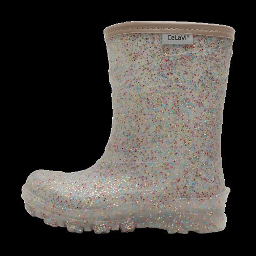 Celavi Thermal Wellies TPR - Embossed Silver Silver-24 EU  Grå  24 EU