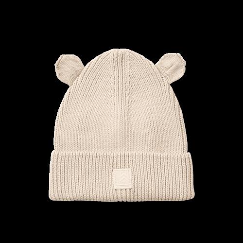 Liewood Gina Beanie Sandy Classic Navy  9-12 Months  Beige  9-12 måneder  Drenge, Piger