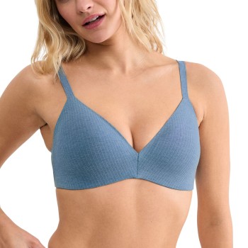 Sloggi BH ZERO Feel Pure Push-Up Bra Lyseblå XL+ Dame