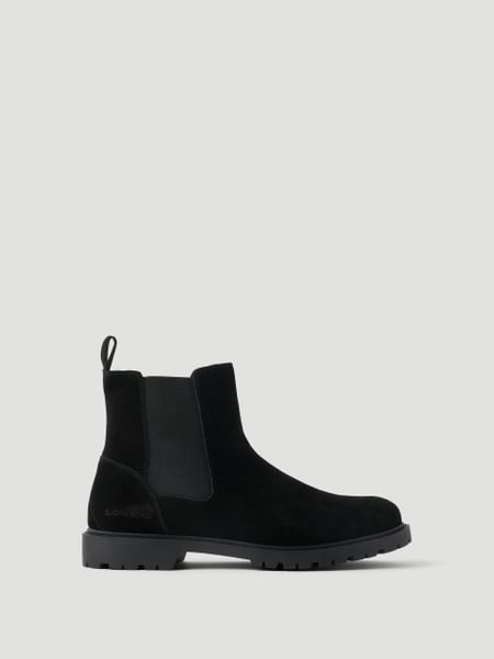 Björn Borg Men's Chelsea Suede Boots Sort, 41