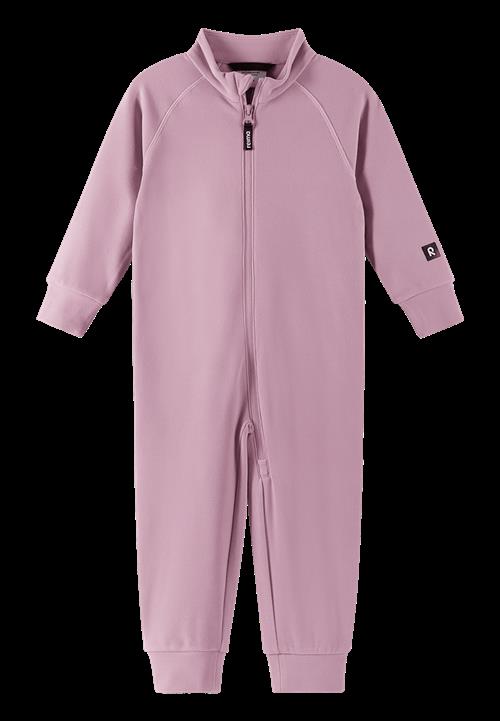 Reima ReimaTec Tarhaan Mellemlags-overtræksdragt I Fleece Grey Pink  Grey Pink 86 cm  Lyserød  86 cm  Piger