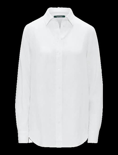 Lauren Ralph Lauren | Relaxed Fit Linen Roll Tab–Sleeve Shirt | M