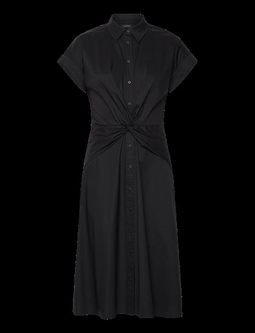 Lauren Ralph Lauren | Twist-Front Cotton-Blend Shirtdress | 36