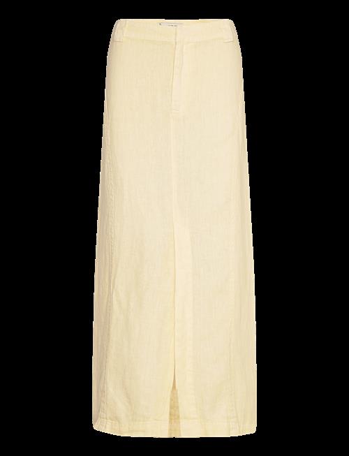 Mango | Linen Skirt With Slit | 38