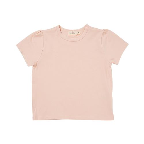 Copenhagen Colors T-shirt Med Flæseærmer Dusty Rose 116 cm  Lyserød  116 cm  Piger