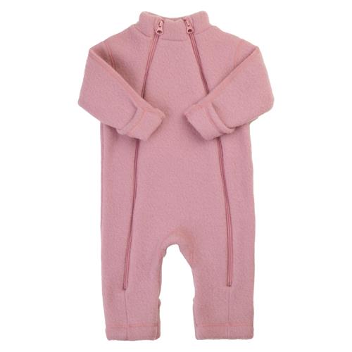 Joha Uld 2 I 1 Jumpsuit Old Rose  Old Rose-50 cm Uld Lyserød  50 cm  Piger