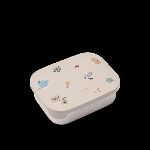 Liewood Arthur Printed Lunchbox Tamtam Sandy Tamtam Sandy One Size  Beige  One Size  Drenge, Piger