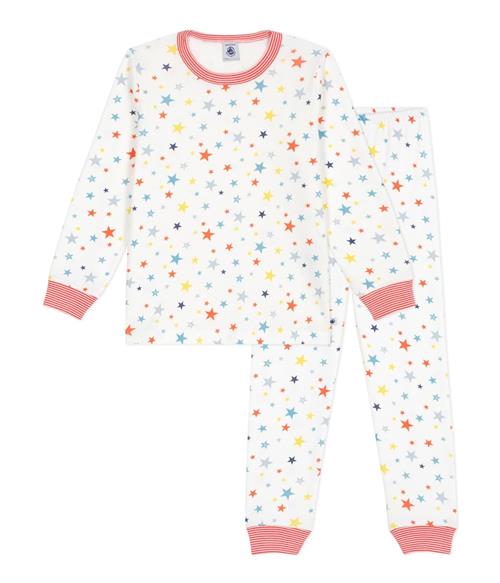 Petit Bateau Baby Pajamas Marshmallow Multicolor Marshmallow Multicolor 3 Y  Hvid  3 år  Drenge
