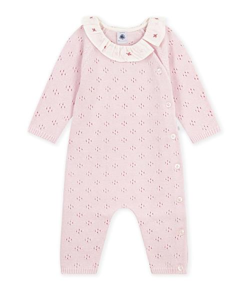 Petit Bateau Babydragt Barely  Barely 6 Months  Lyserød  6 måneder  Piger