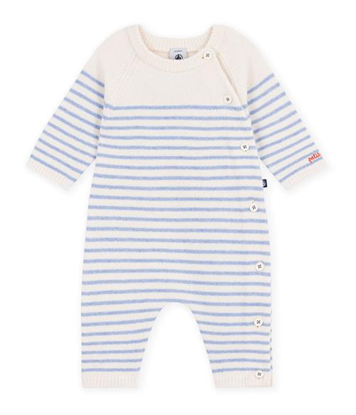 Petit Bateau Long Baby One-Piece Milk Polaire Milk Polaire 1 Y  Hvid  1 år  Drenge, Piger