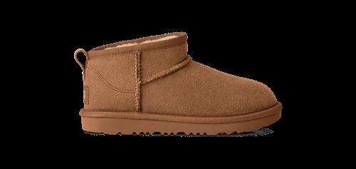 UGG K Classic Ultra Mini Chestnut-32.5 EU  Brun  32.5 EU  Drenge, Piger