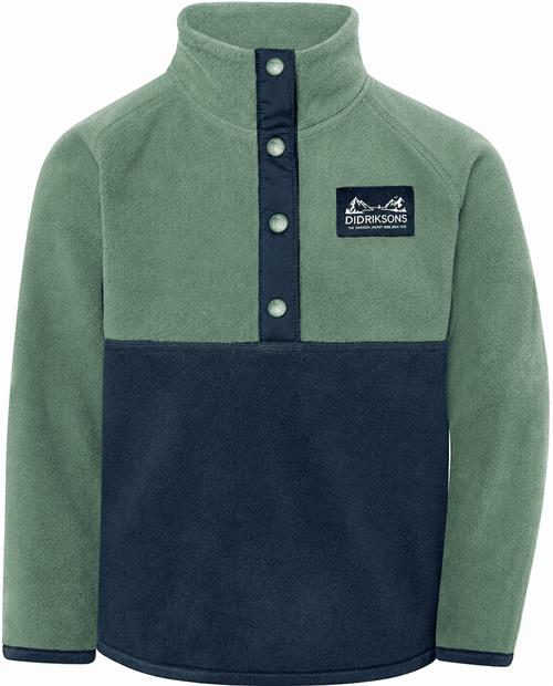Didriksons Monte Kids Half Bu 6 Dark Moss Dark Moss 120 cm  Grøn  120 cm  Drenge, Piger