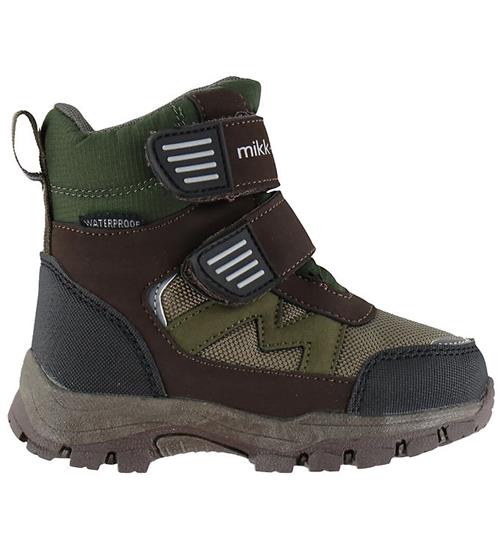 Mikk-Line Vinterstøvler - Tex Velcro - Kombu Green