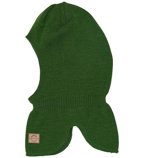 Mikk-Line Elefanthue - Strik - Uld/Akryl - 2-lags - Kombu Green