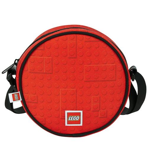 LEGOÂ® Skuldertaske - Round Crossbody - Brick Dots Red