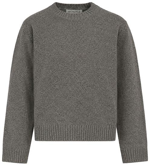 Hound Bluse - Strik - Dark Grey Melange