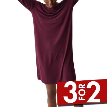 Triumph Amourette NDK LSL Nightdress Mørkelilla modal fibre 42 Dame