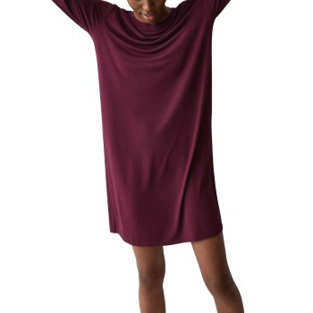 Triumph Amourette NDK LSL Nightdress Mørkelilla modal fibre 46 Dame
