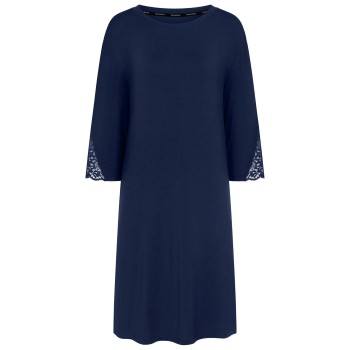 Triumph Amourette NDK LSL Nightdress Marineblå modal fibre 36 Dame