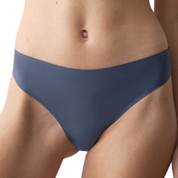 Triumph Trusser Body Make-Up Illusion Lace Highleg Tai Indigoblå 42 Dame