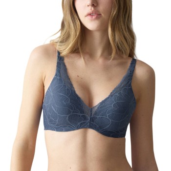 Triumph BH Body Make-Up Illusion Lace WP Indigoblå E 70 Dame