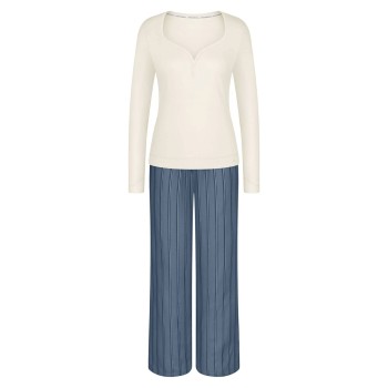 Triumph Elevated Sets PK LSL 01 Hvid/Blå bomuld 40 Dame