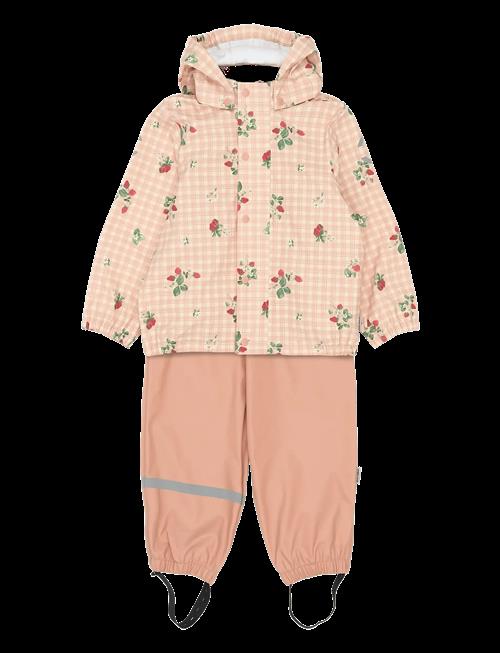mikk-line | Pu Rain Set Aop W. Susp/104 | 98