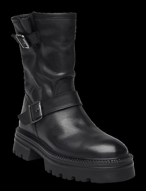 Bianco | Biamella Pull On Buckle Boot Smooth Leather | 41