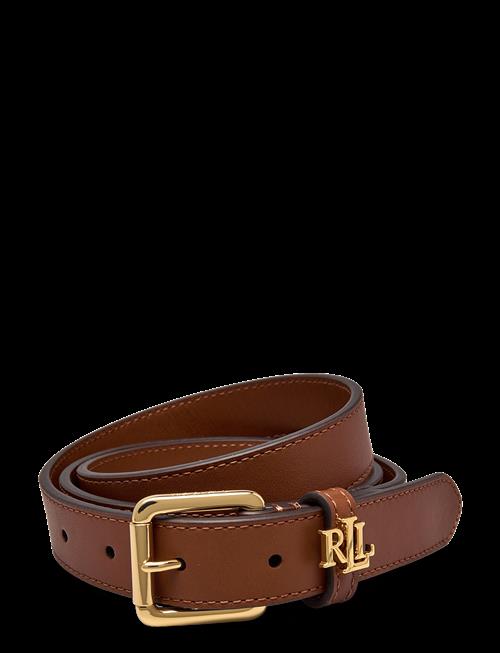 Lauren Ralph Lauren | Logo-Keeper Leather Skinny Belt | S