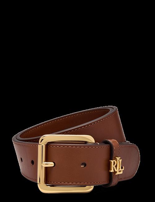 Lauren Ralph Lauren | Natural Smth Leathr-Logo Keeper-Blt | L